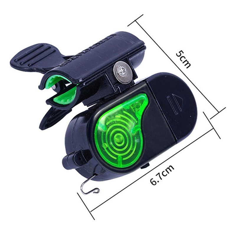 A06F-8PCS LEDライト付き釣り用バイトアラーム - - Bite Alarm のレビューと価格